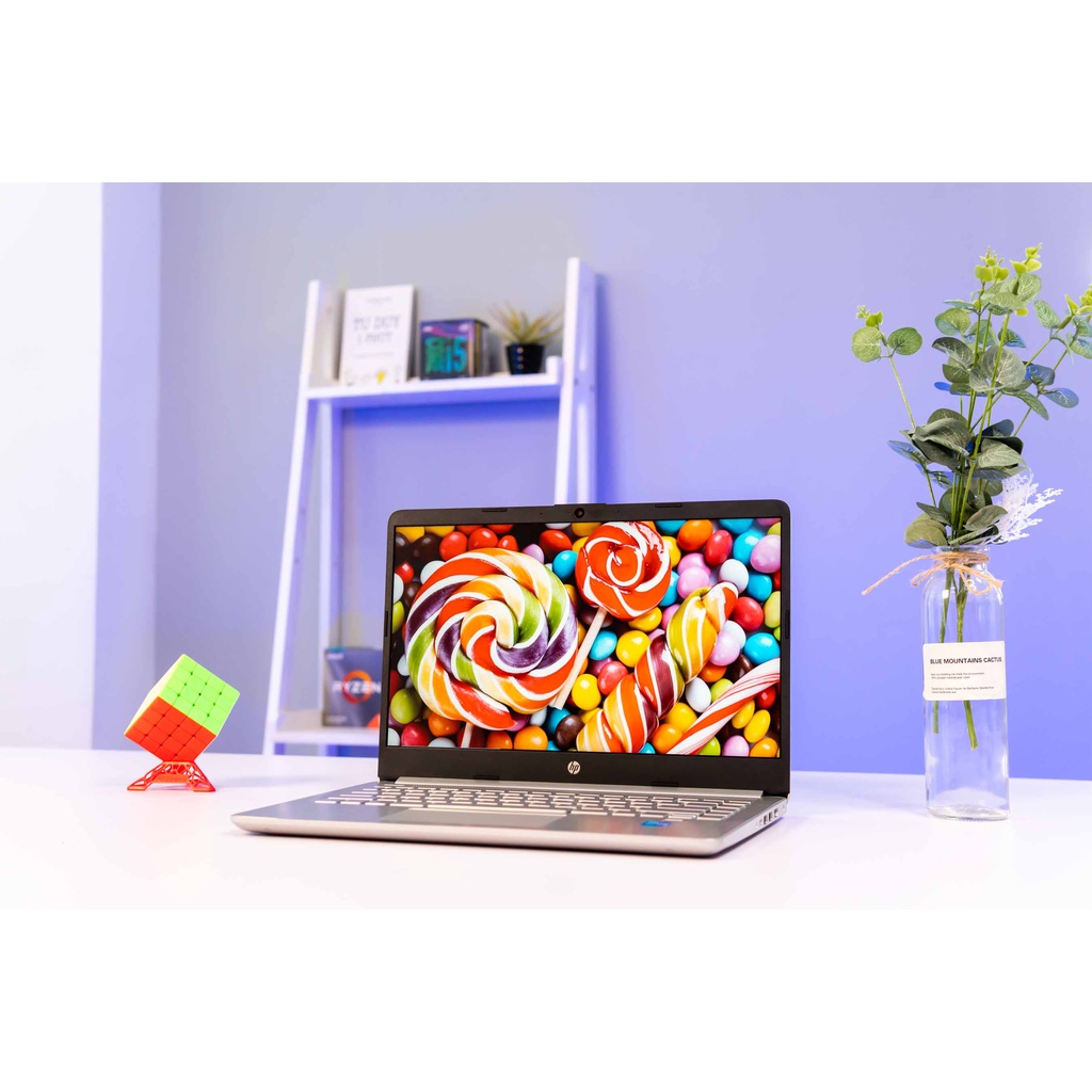 Laptop HP 14-DQ2055WM, i3-1115G4/ Ram 4Gb / SSD 256Gb/ 14'' FHD/ New full box | BigBuy360 - bigbuy360.vn