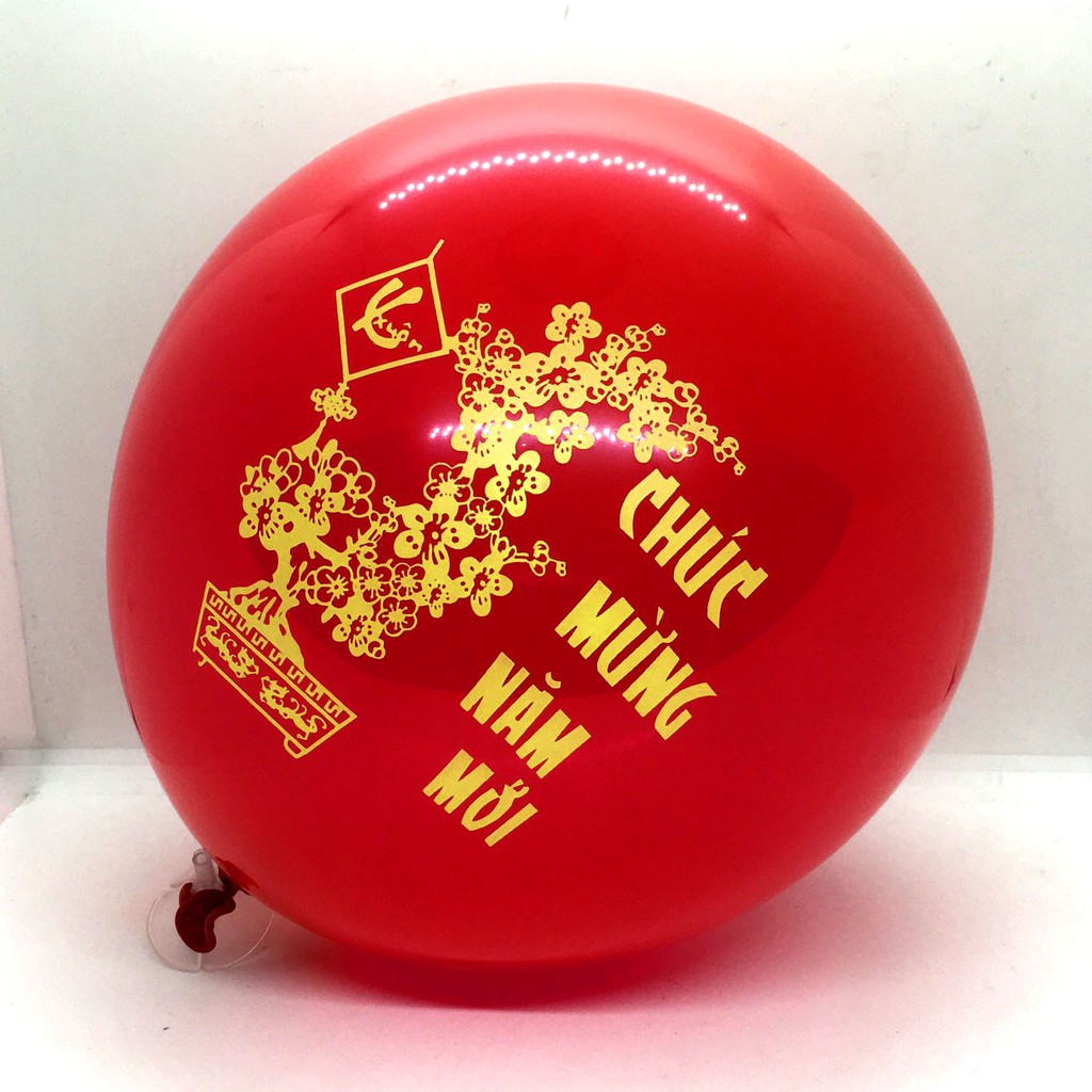 😋😉 Bóng bay chúc mừng năm mới cỡ 30 cm - Bịch 100 quả 😆🥰