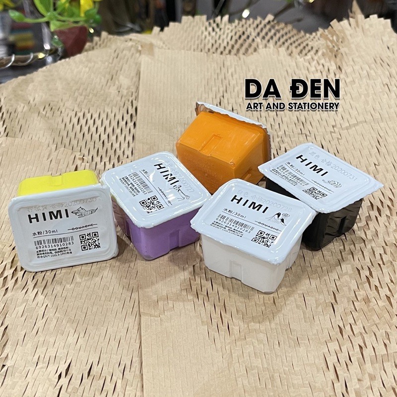 [DA ĐEN] Bảng 1 - Màu Gouache Thạch Himi Viên Lẻ