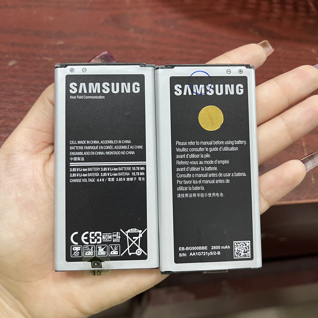 Pin Samsung Galaxy S5 / i9600 / G900 / SC-04F - EB-BG900BBU - 2800 mAh zin mới, bảo hành 6 tháng