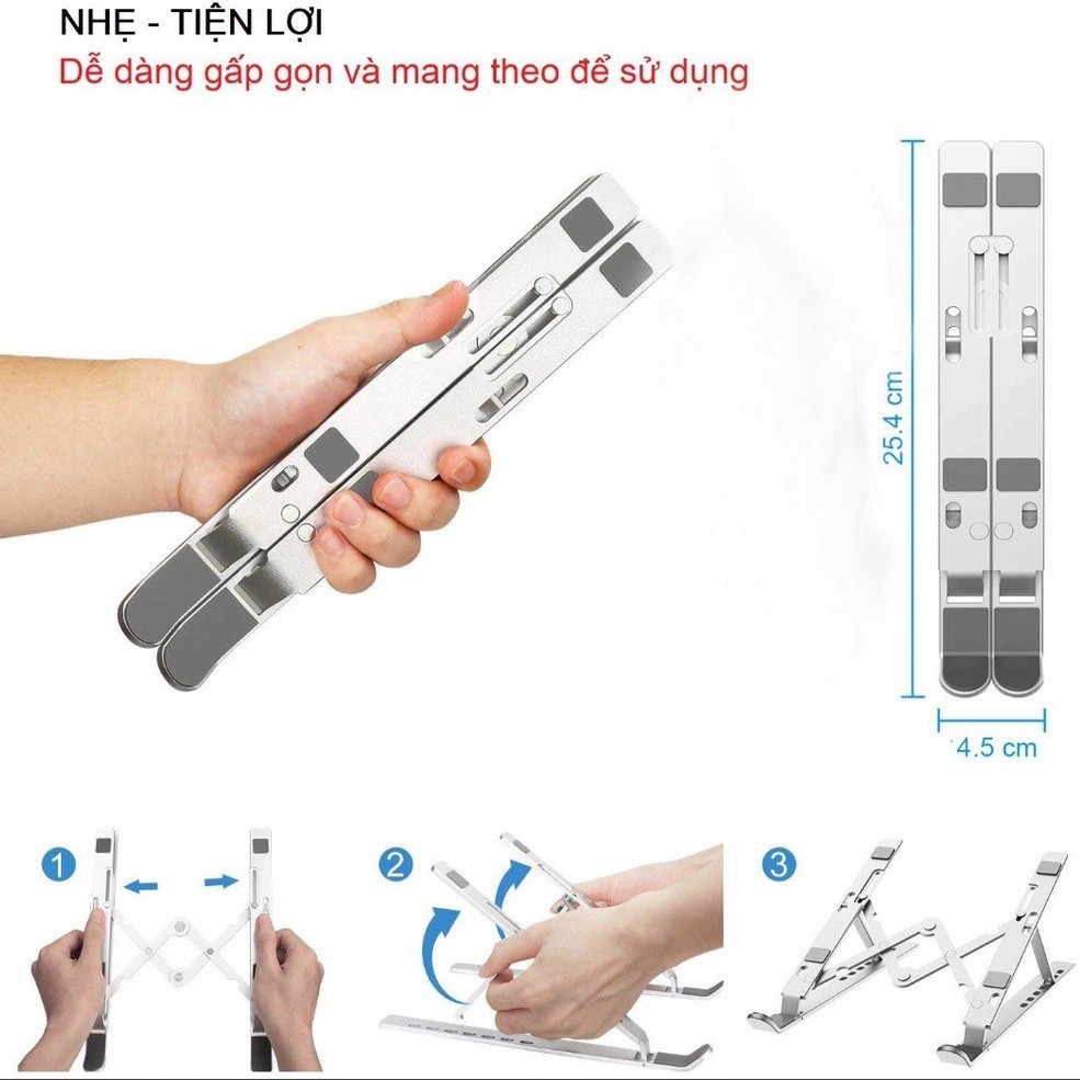 Giá Đỡ Laptop Tản Nhiệt TOPK L40 Bằng Kim Loại Cho Laptop/Máy Tính Bảng MacBook Pro hàng chất lượng cao | BigBuy360 - bigbuy360.vn