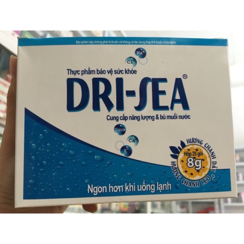 Gói bù nước điện giải chanh dây dri-sea