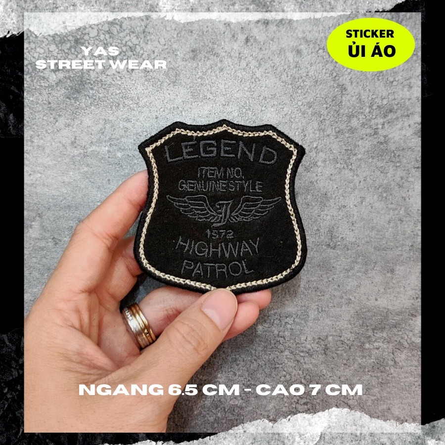 Sticker ủi áo cao cấp, miếng dán quần áo dùng làm Patch ủi, miếng vá quần áo, vá áo phao, trang trí BALO