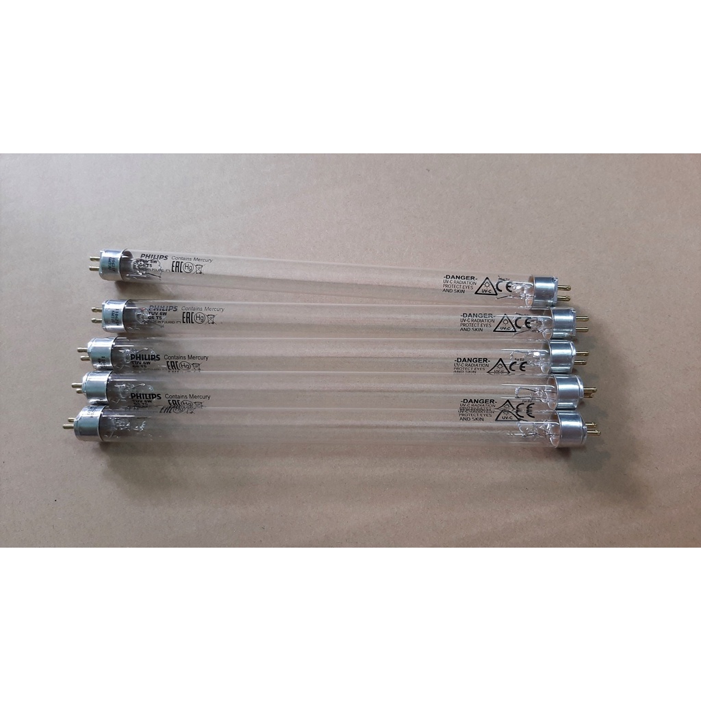 BÓNG ĐÈN UV 6W PHILIPS DÙNG CHO LỌC NƯỚC/ BÓNG ĐÈN PHILIPS 2 CHÂN CÔNG SUẤT 6W