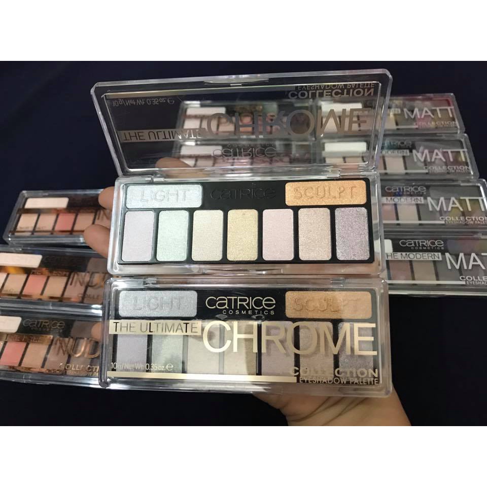 Phấn Mắt 9 Màu The Nude Catrice Cosmetics Collection Eye Shadow Palette Hàng Nội Địa Đức - Vỏ Hộp Bị Trầy