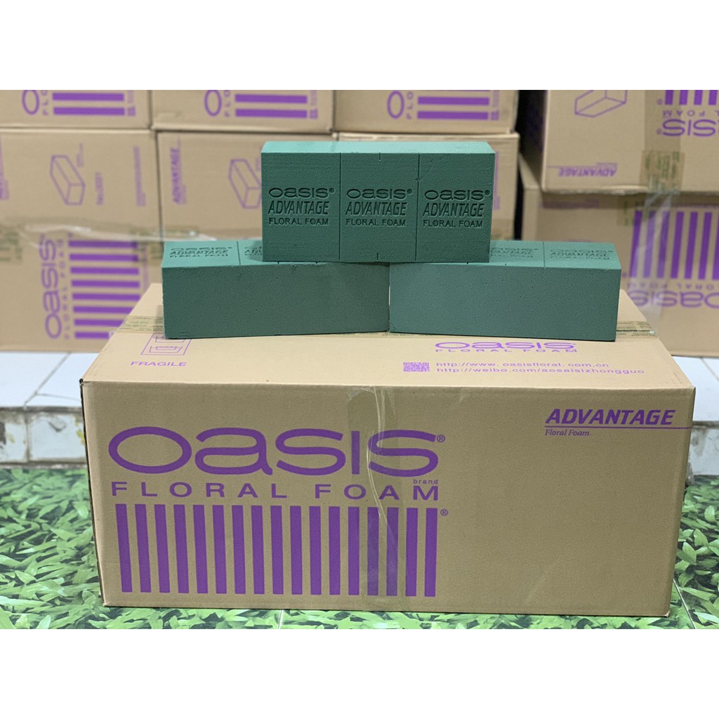 Xốp OASIS chuyên dụng hoa tươi, thùng 20 viên giá siêu rẻ