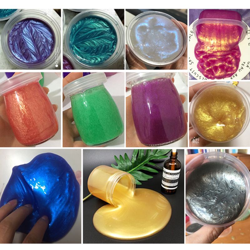 Bột màu ngọc trai dùng làm nến đồ trang sức epoxy resin thủ công chuyên dụng