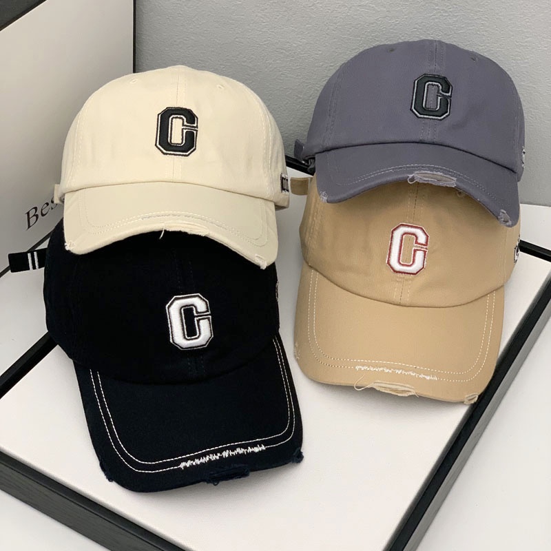Mũ Lưỡi Trai Mềm Mại In Chữ G Phong Cách Hàn Quốc Dễ Phối Đồ Thời Trang Bốn Mùa Cho Cặp Đôi