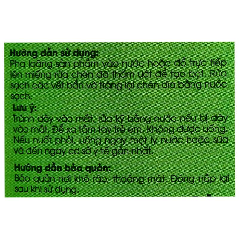 Nước rửa chén Siêu Sạch Lix hương trà xanh 3.6kg
