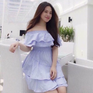 Đầm Trễ Vai Bèo- Hàng Thiết Kế