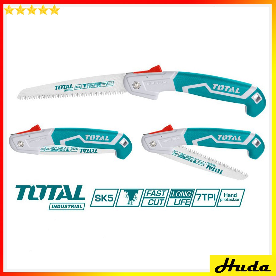 [Chính hãng TOTAL] 7"/180MM CƯA CÀNH CẦM TAY DẠNG XẾP TOTAL THFSW1806