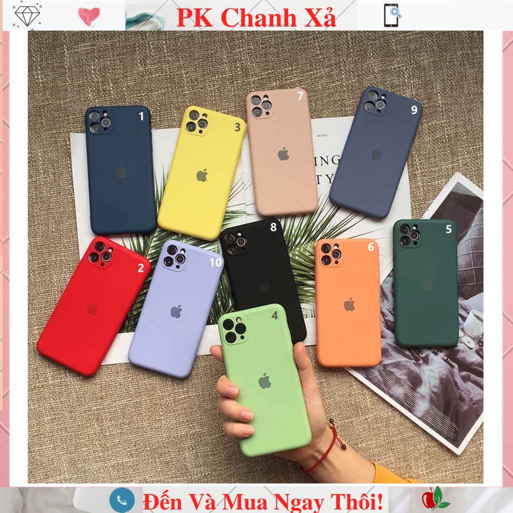 ⚡CHỐNG BẨN FULL VIỀN ⚡ Ốp Lưng iPhone Chống Bẩn Full Viền - Nhựa dẻo - Có lót nhung bên trong (Nobox)