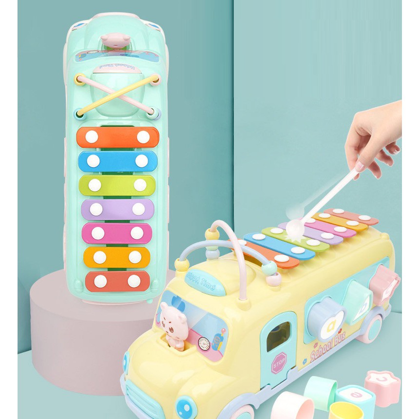 Đồ Chơi Đàn Nhạc Ô Tô Đa Năng Kích Thích Phát Triển Trí Tuệ Cho Bé Thông Minh - Bonkids