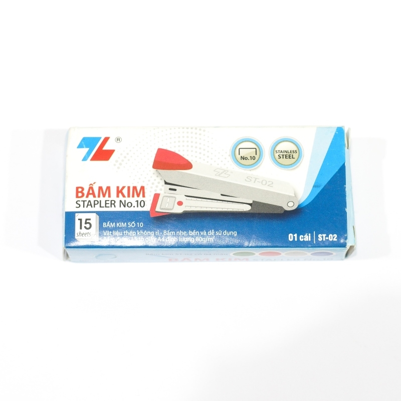 Bấm Kim Số 10 ST-02 - Màu Hồng