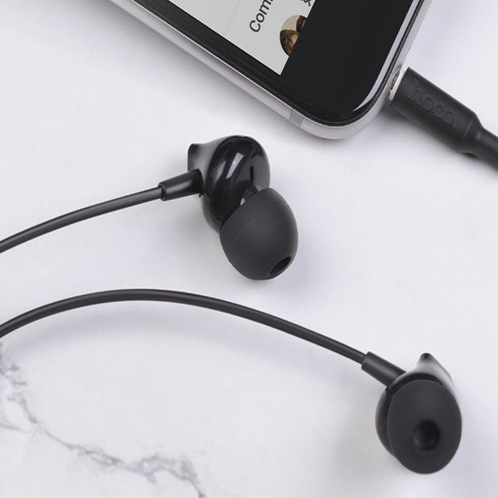 Tai nghe nhét tai Hoco M60 jack cắm 3.5mm, có Micro, âm thanh hay - CHÍNH HÃNG