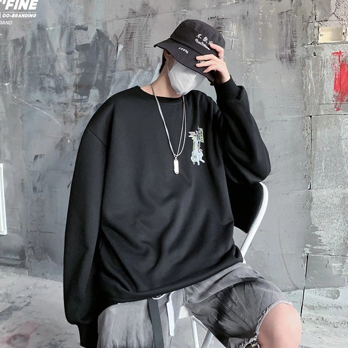 Áo nỉ nam dài tay Samurai Size M - XXL | BigBuy360 - bigbuy360.vn