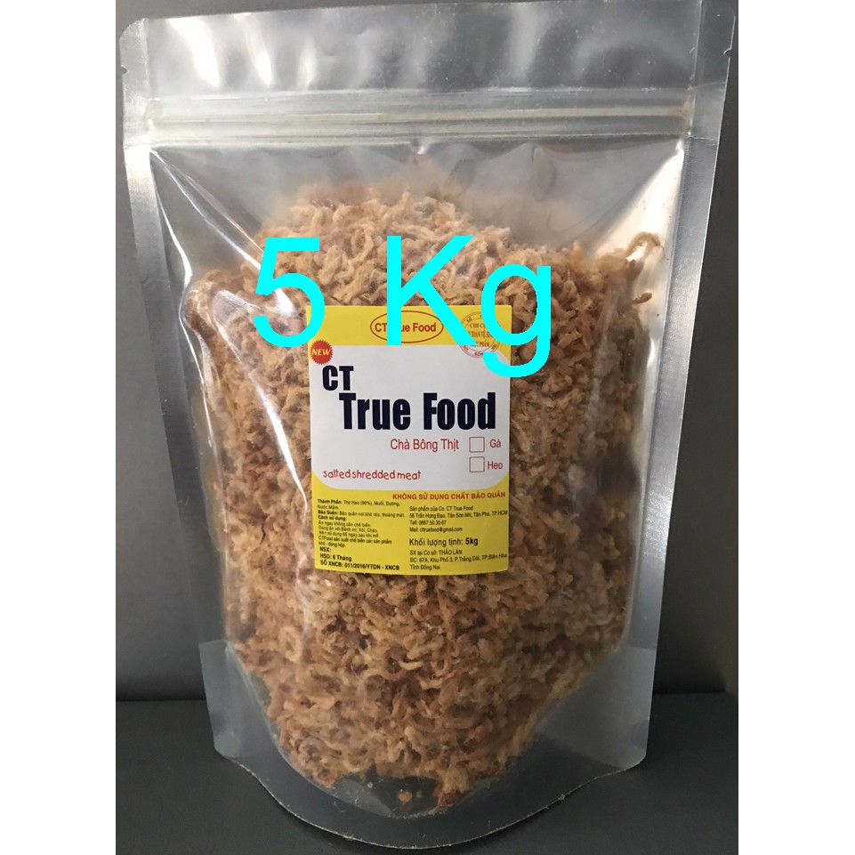 Ruốc làm bánh thơm ngon - Chà bông xù sợi / CT True Food - Túi 5 Kg