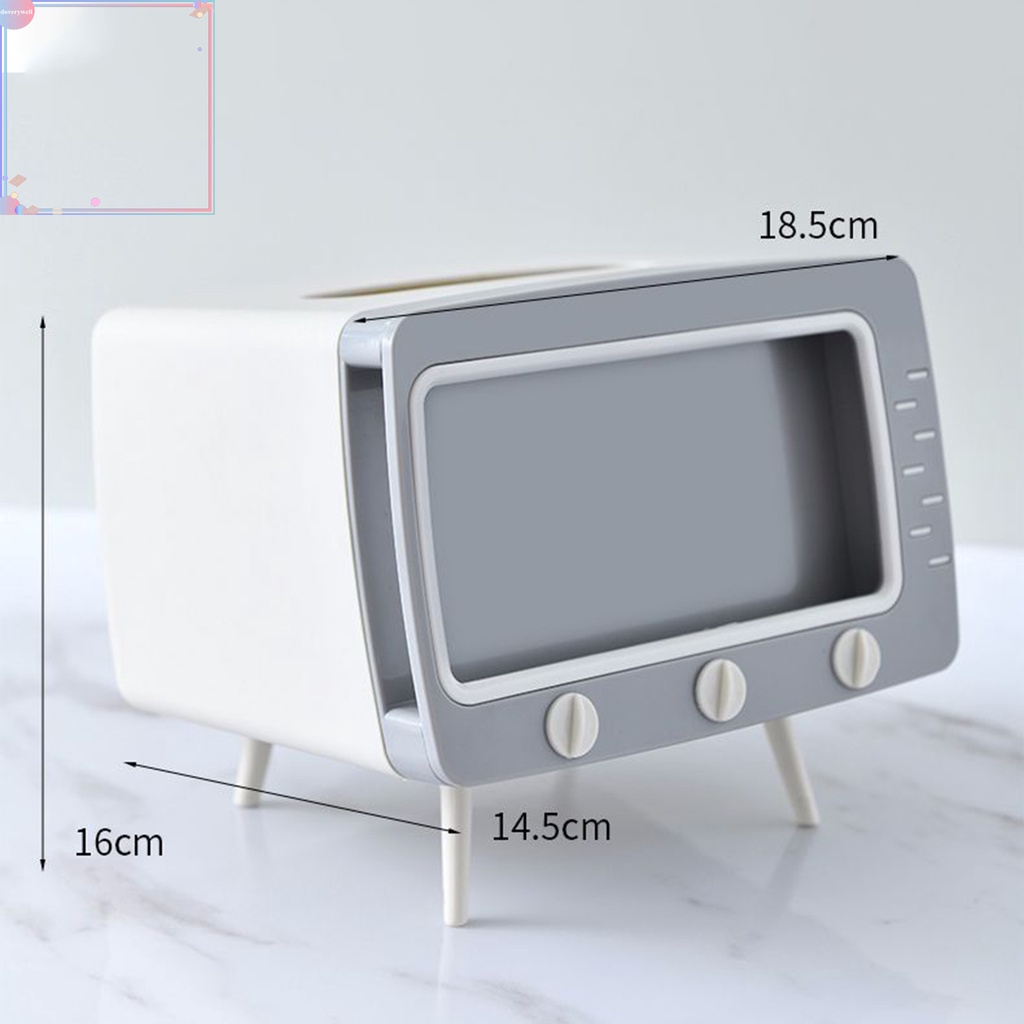 Hộp đựng khăn giấy và điện thoại 2 trong 1 đa năng
