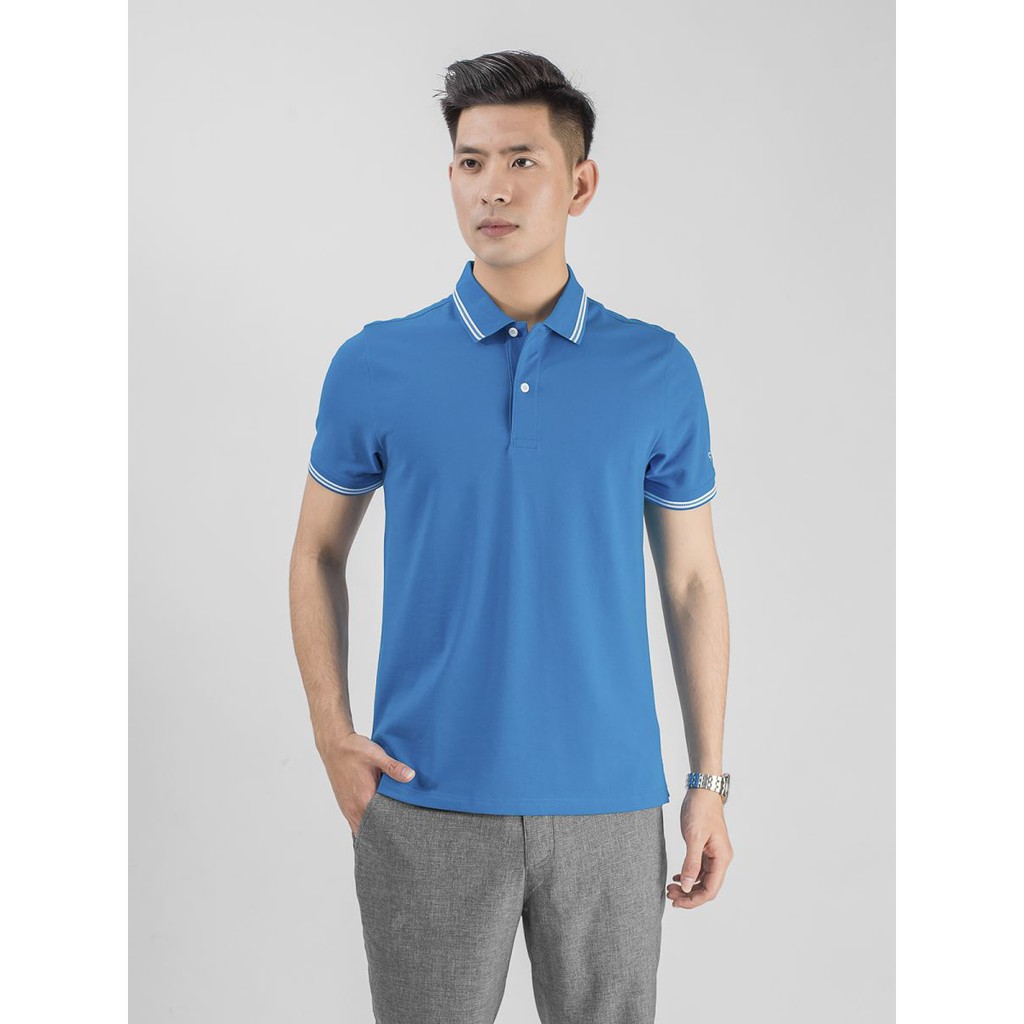 Áo Thun Nam Có Cổ ARISTINO Tay Ngắn, Chất Cotton Cao Cấp- APS056S9 -4 màu