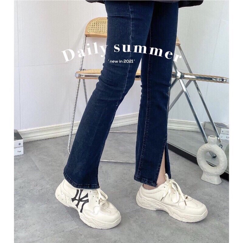 GIÀY SỤC NỮ ĐẾ CAO HỞ GÓT SỤC THỂ THAO VIỀN CHỮ N. Y SIÊU HOT