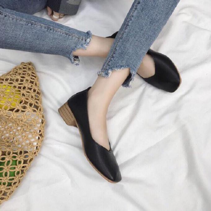 C3 - Giày nữ, giày búp bê đế 3cm