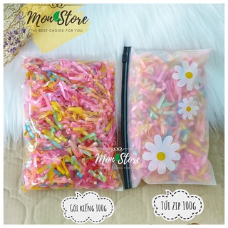 [MUA 1 TẶNG 1] Thun cột tóc / Chun cột tóc đa năng 50g - 100g (loại tốt, size to)