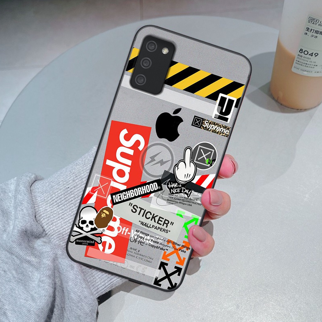 Ốp Samsung A02s / A03s in hình Stixker,bearkick cute và dễ thương, ốp lưng Son store 6868.