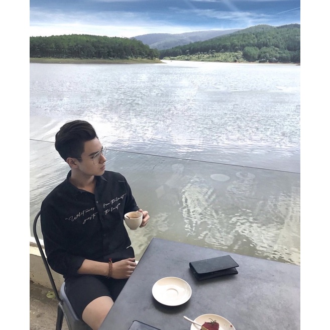 SƠMI THÊU ĐEN “K honista”