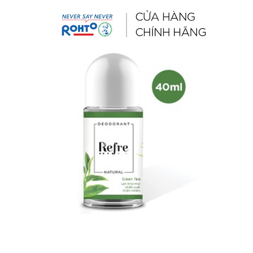 Lăn khử mùi hương tự nhiên Refre Natural 40ml/chai