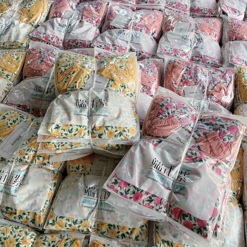 Váy Babydoll Cổ Bèo Hoa Nhí
