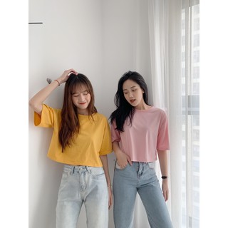 Áo trơn dáng ngắn AP372 1994closet