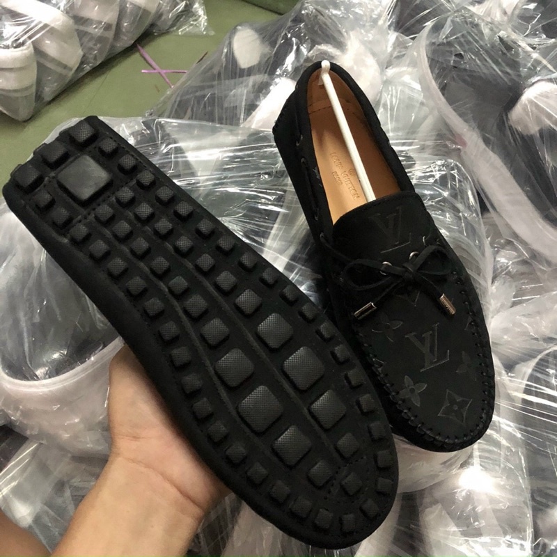 Giày slipon LV -Giày lười nam cao cấp | BigBuy360 - bigbuy360.vn
