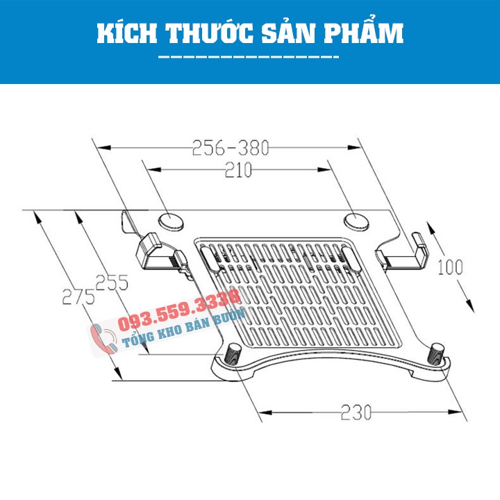 Giá Đỡ Kẹp LAPTOP / MÁY TÍNH BẢNG / MACBOOK / IPAD 10 - 17.3 INCH Model: LOCTEK DA1 - Lắp Đặt Cùng Giá Treo Màn Hình