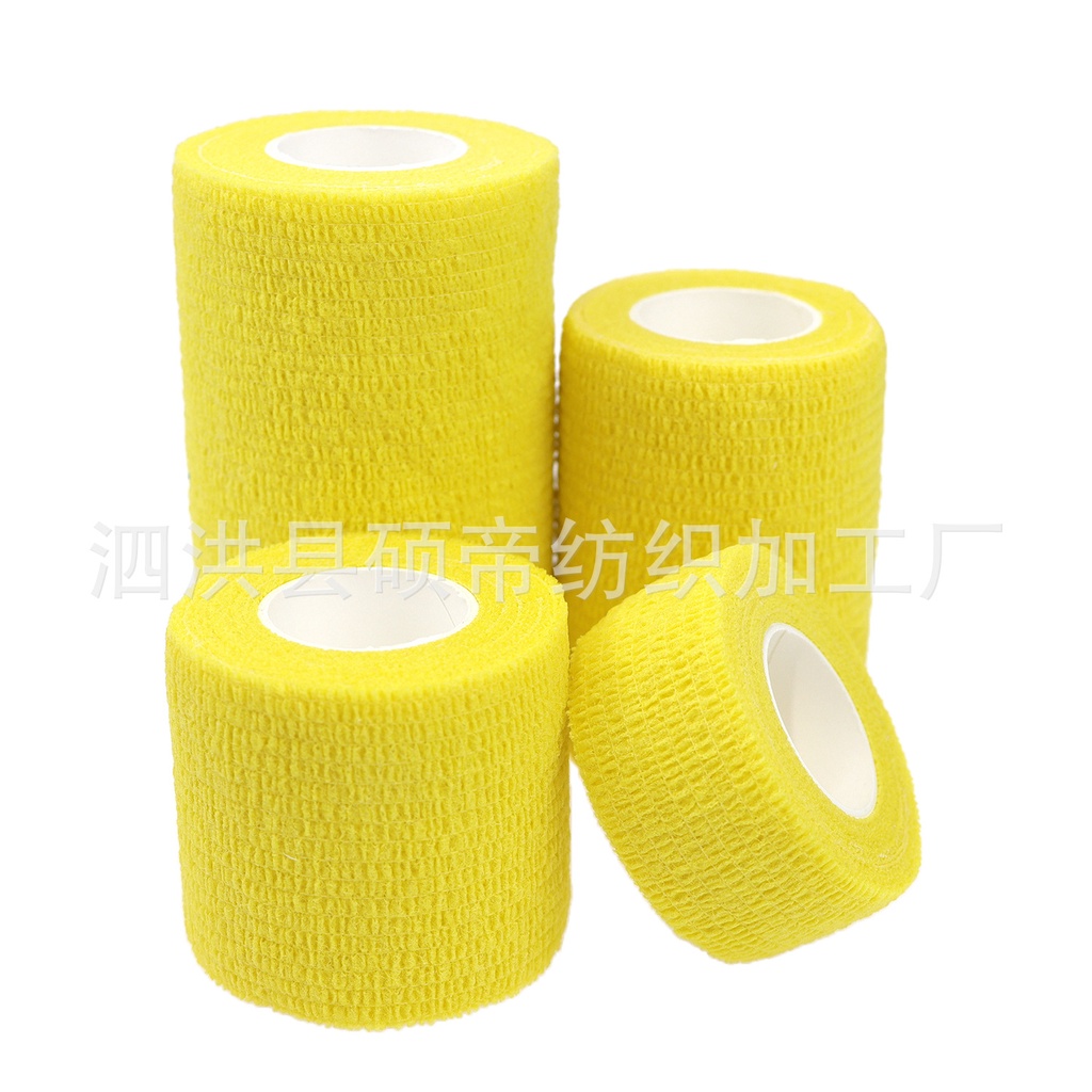 Băng cuốn thể thao cao su non vải tự dính cuốn cổ tay y tế cuốn ngón tay cuốn cổ chân đá bóng