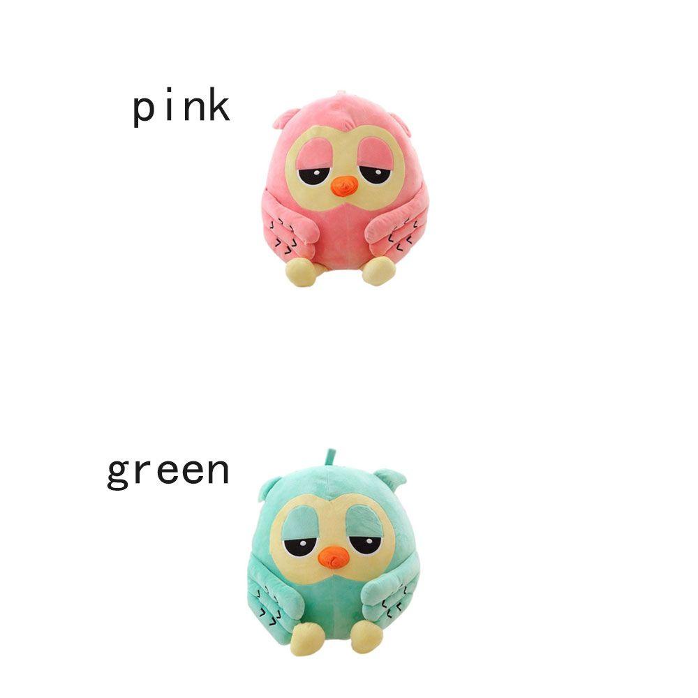 Thú Nhồi Bông Hình Cầu Vồng Màu Hồng Và Xanh Lá