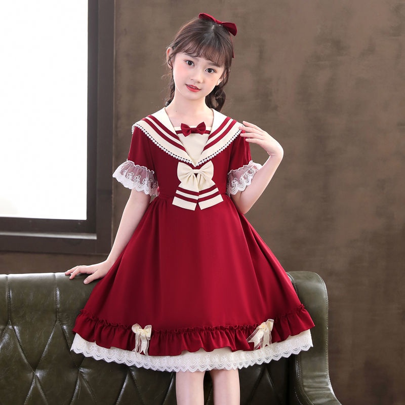 Đầm Công Chúa Lolita Mùa Hè Mẫu Mới 2022 Thời Trang Cho Bé Gái