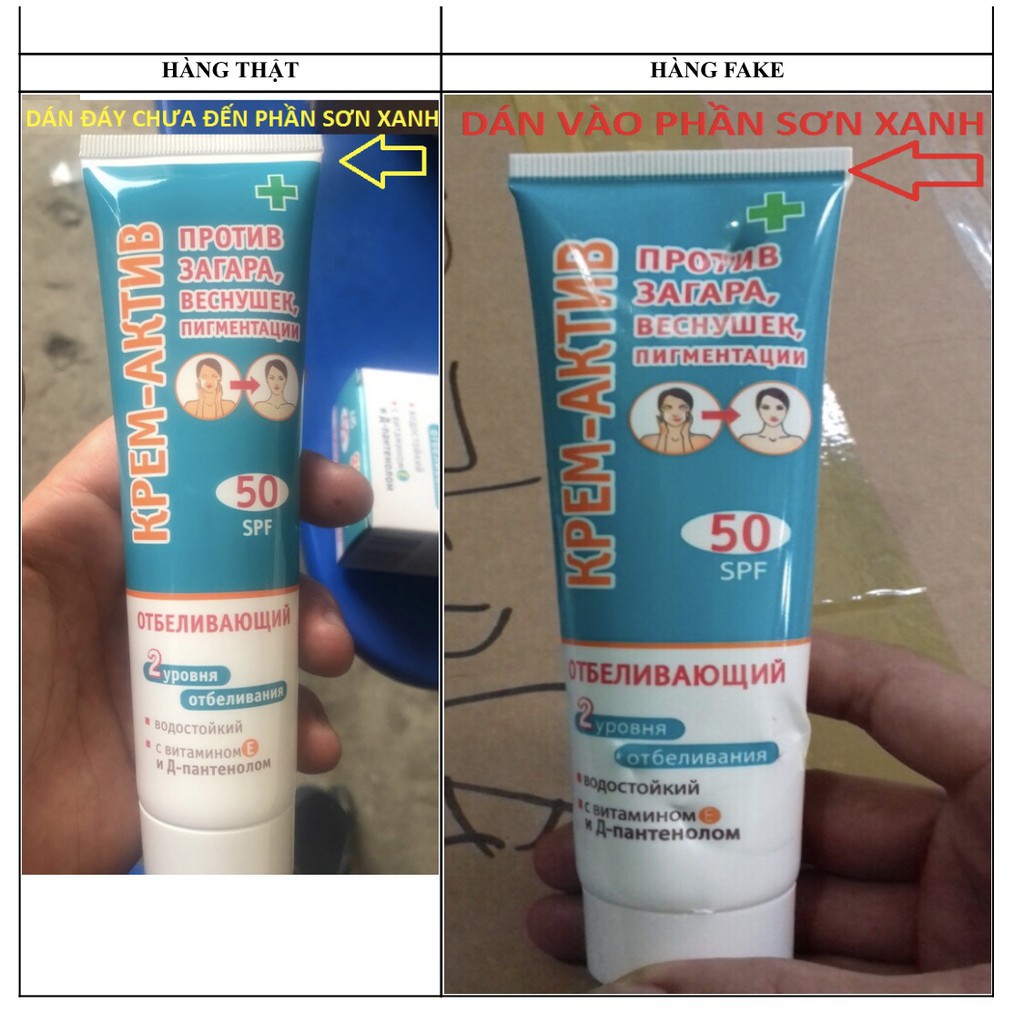 Kem Chống Nắng Dưỡng Trắng Da Lên Tone Của Nga SPF 50+++ - Mỹ Phẩm Nội Địa Chính Hãng.