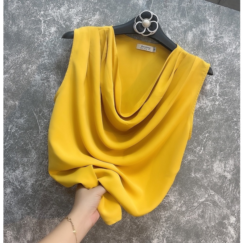 Áo Sơ Mi Nữ Kiểu Dáng Công Sở Cổ Đổ Phong Cách Hàn Quốc WD8858