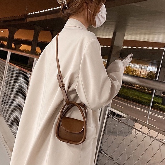 Túi xách mini nữ đeo chéo nhỏ xinh da trơn mềm - Túi xinh mint store PK 405