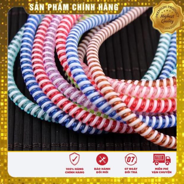 Dây quấn Sạc - Tai Nghe (Tai nghe quấn 4 dây, cáp sạc quấn 3 dây)