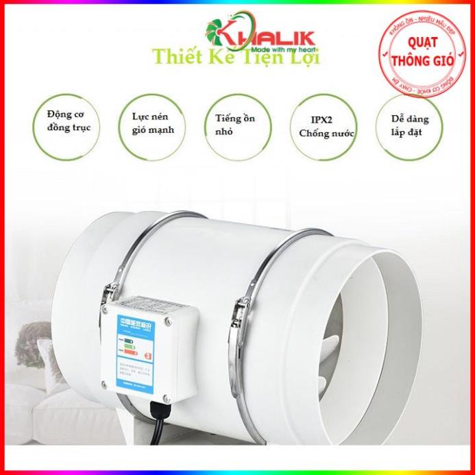 💎Tổng kho KHALIK💎 Quạt Thông Gió Hút Mùi Đường Ống Đa Năng Không Gây Ồn  Chuyên Dùng Cho Nhà Bếp Nhà Vệ Sinh | BigBuy360 - bigbuy360.vn