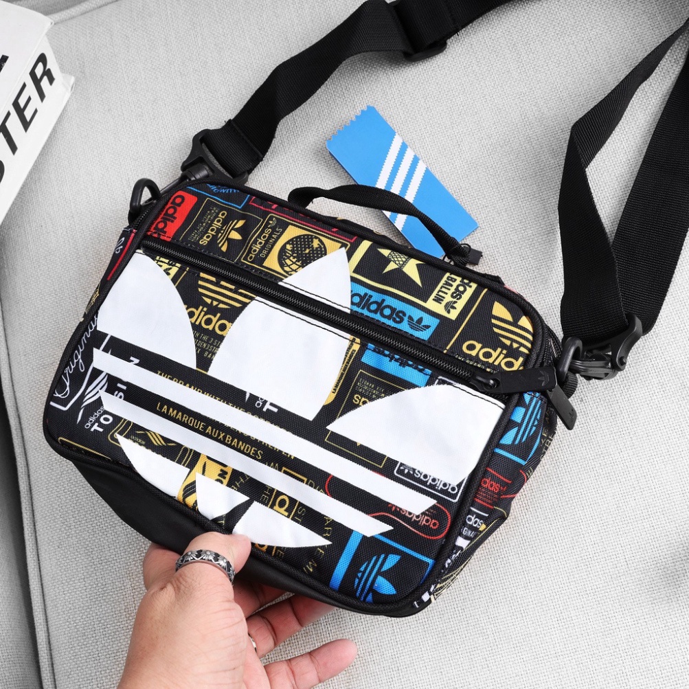 Túi đeo chéo nữ, cặp đeo chéo adidas crossbag siêu chất, phong cách hàn quốc FULL COLOR - AZ0821