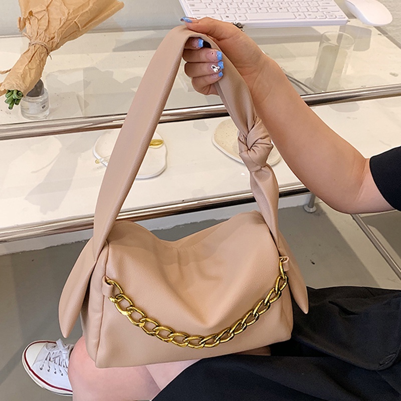 IELGY Túi Đeo Vai Màu Trơn Dễ Phối Đồ Thời Trang Cao Cấp Cho Nữ