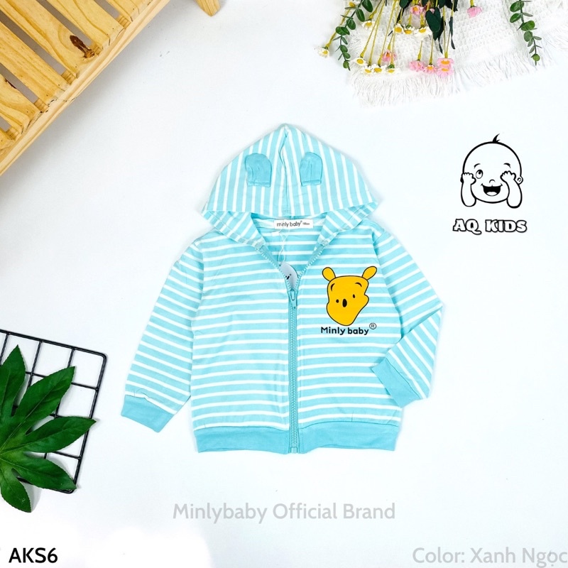 Áo khoác sọc dệt Visco ,hàng MinLy BaBy