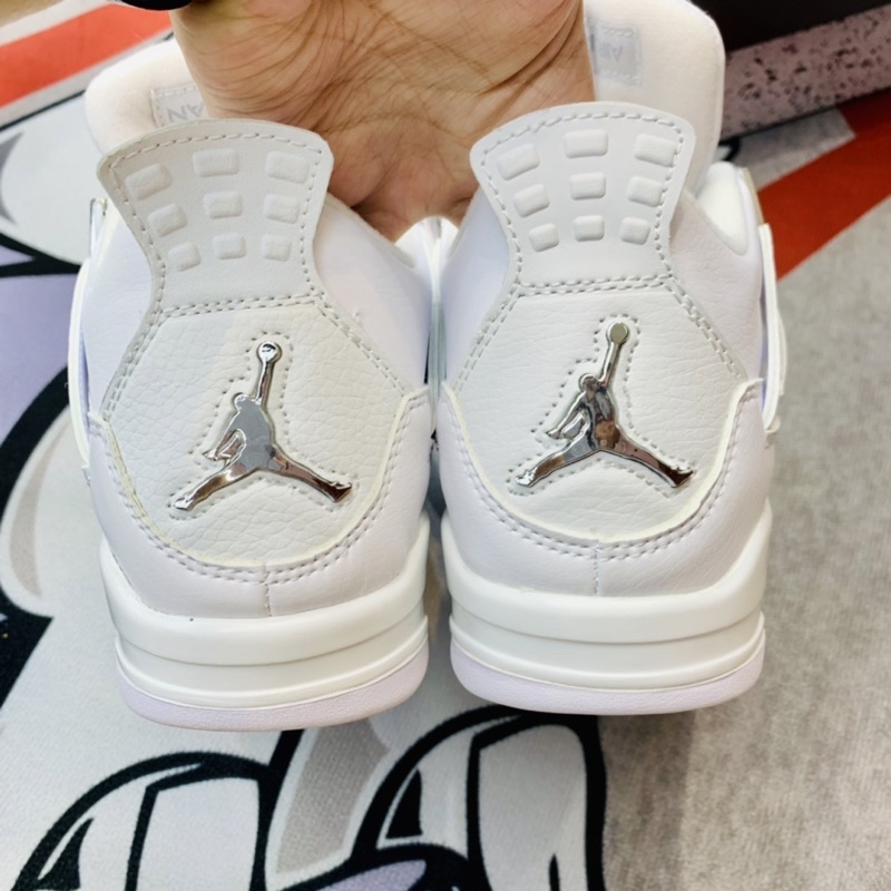 Giày thể thao sneaker cổ thấp Air Jordan 4 AJ4 Pure Money Hàng SC