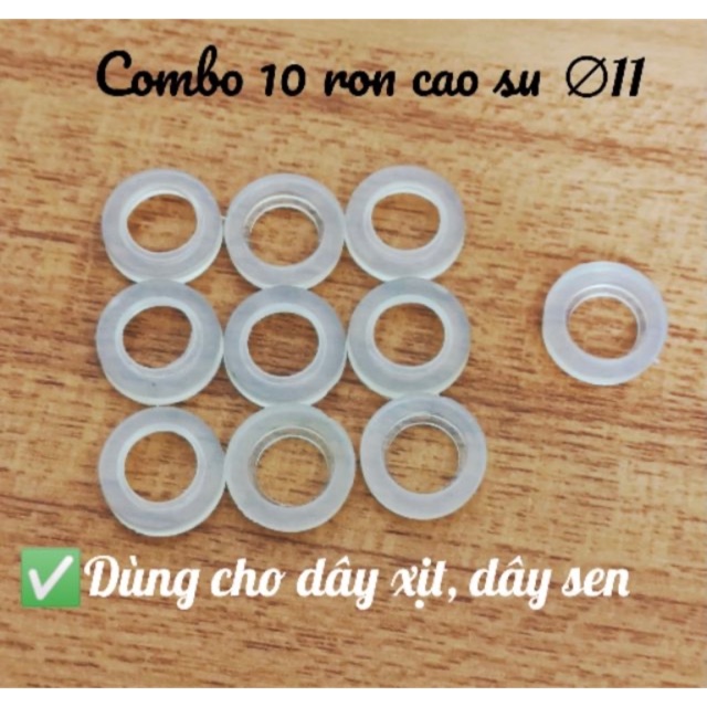 Combo 10 ron cao su dùng cho dây vòi hoa sen vòi vệ sinh