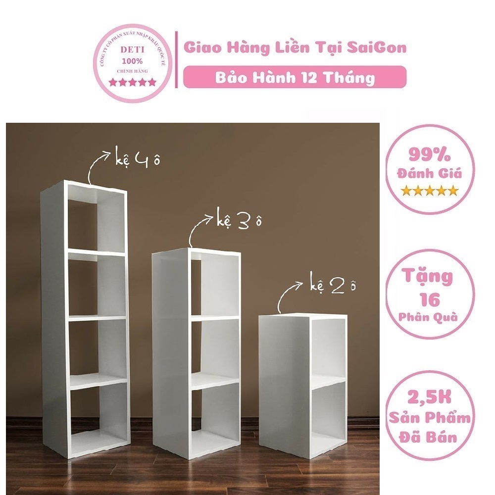 Kệ gỗ tủ sách tổ ong đa năng đa tầng lắp ghép nhiều công dụng để đồ trang trí hiện đại hàng xuất khẩu chính hãng DETI