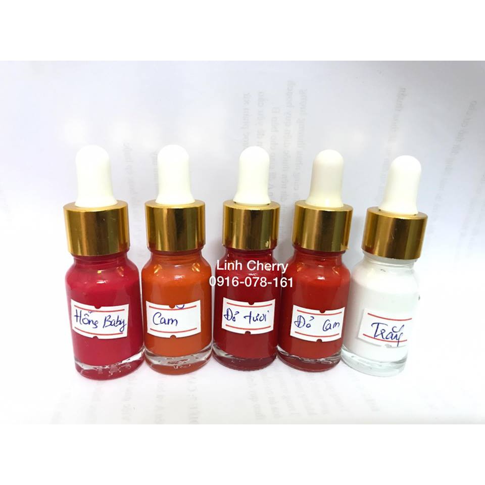 Mực Phun Xăm Môi Chính Hãng Thảo Dược Bám Nhanh Bong Đậm Pha Sẵn DCPX HOA BÉ 2022