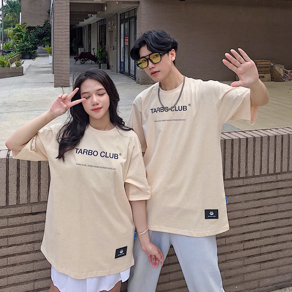 TARBO TEE BASIC V-2 TARBO ÁO THUN TAY NGẮN NAM NỮ Outfit Cotton 4 Chiều Local Brand