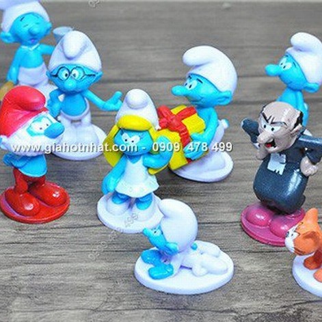 Bộ 12 Nhân Vật Xì Trum Và Phù Thủy Garmen - 7905